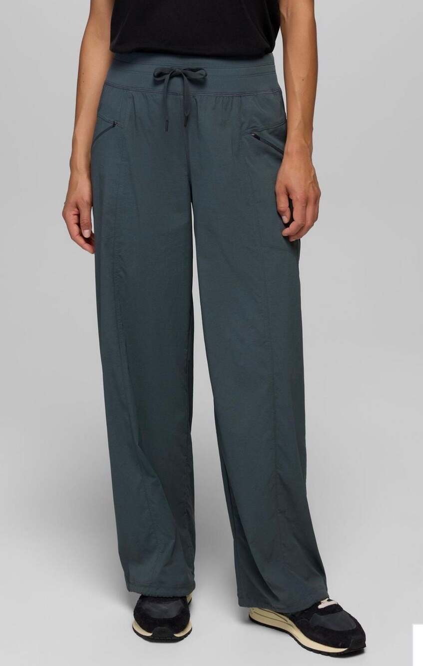 prAna Koen Wide Leg Pants Gray Blue Size Medium